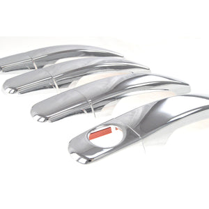 Trim Illusion - Chrome Tape-on Patented Door Handle Cover 07-16 GMC Acadia, 11-17 GMC Terrain, 08-12 Chevrolet Malibu, 09-17 Chevrolet Traverse, 10-17 Chevrolet Equinox No Smart Key 8 PCS