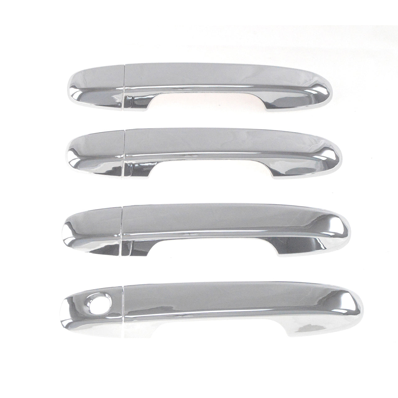 Trim Illusion - Chrome Tape-on Patented Door Handle Cover 12-17 Toyota Camry, 17-21 Subaru Crosstrek, 2019 Subaru Ascent, 19-21 Subaru Impreza/Forester Works over Keyless Sensors 8 PCS