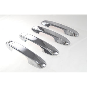Trim Illusion - Chrome Tape-on Patented Door Handle Cover 12-17 Toyota Camry, 17-21 Subaru Crosstrek, 2019 Subaru Ascent, 19-21 Subaru Impreza/Forester Works over Keyless Sensors 8 PCS