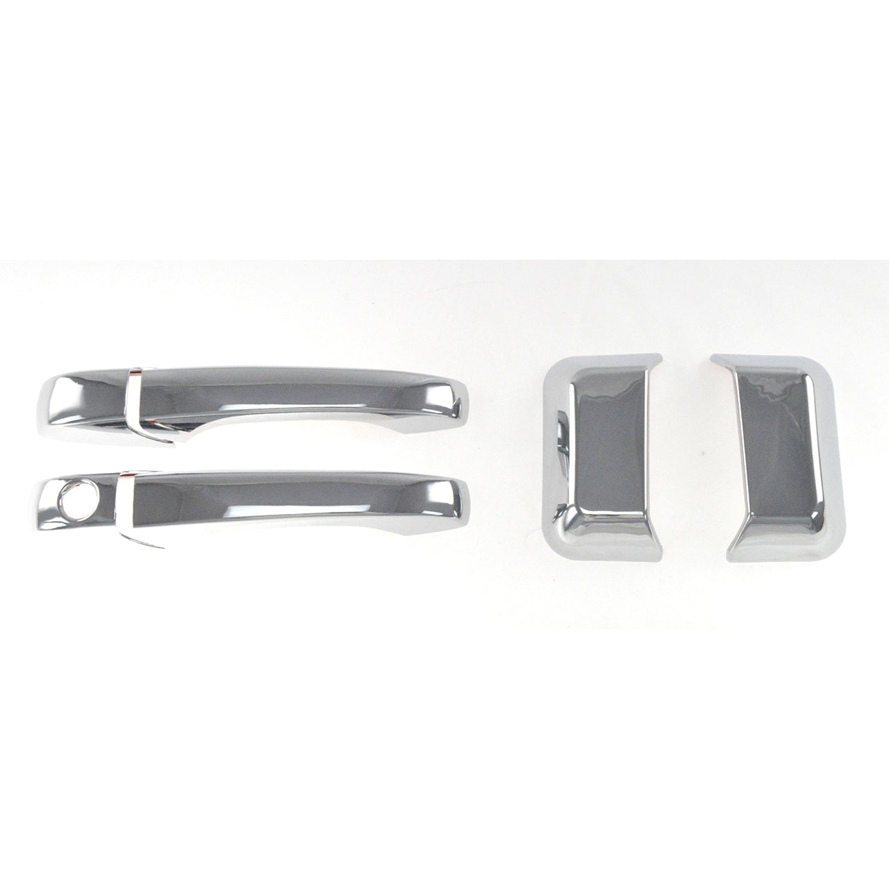 Trim Illusion - Chrome Tape-on Patented Door Handle Cover 07-17 Jeep Compass No Smart Key 6 PCS