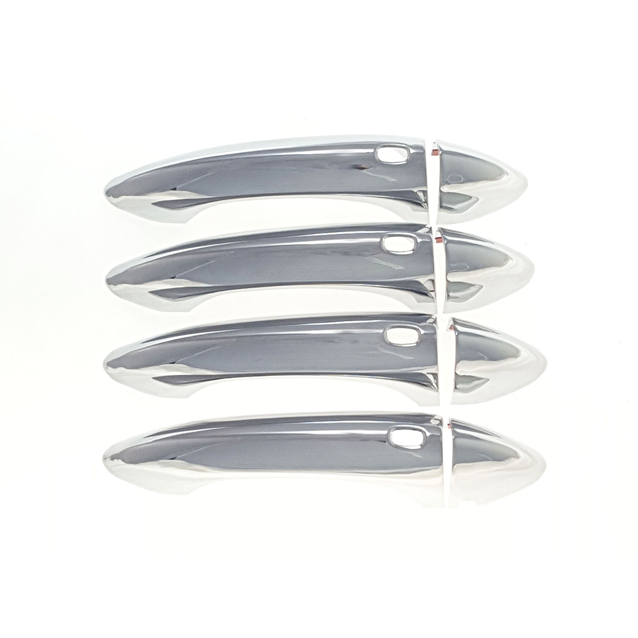 Trim Illusion - Chrome Tape-on Patented Door Handle Cover 16-19 Chevrolet Cruze, 21-23 Chevrolet Trailblazer, 22-23 Chevrolet Bolt EUV/Bolt EV, 17-19 Buick LaCrosse, 17-20 Buick Envision W/ Smart Key 8 PCS