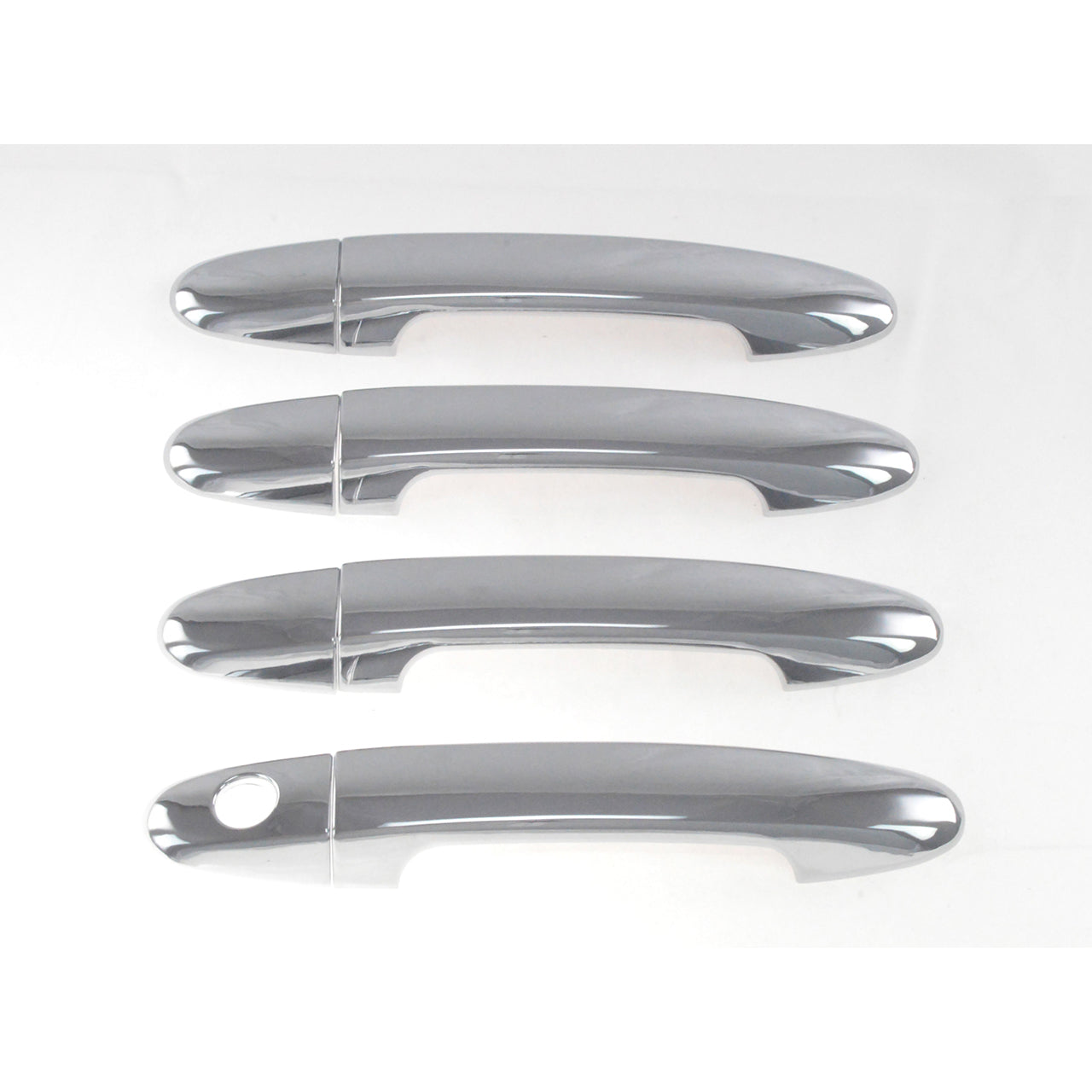 Trim Illusion - Chrome Tape-on Patented Door Handle Cover 07-12 Hyundai Santa Fe No Smart Key 8 PCS