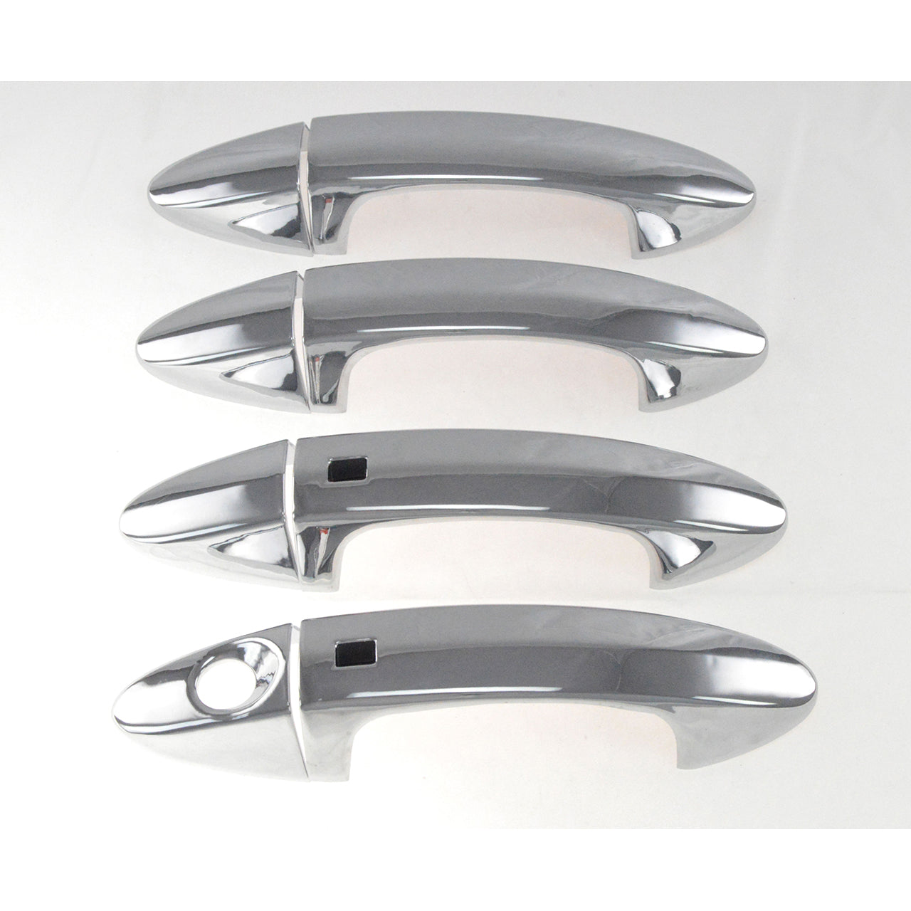 Trim Illusion - Chrome Tape-on Patented Door Handle Cover 11-19 Ford Fiesta No Smart Key 8 PCS