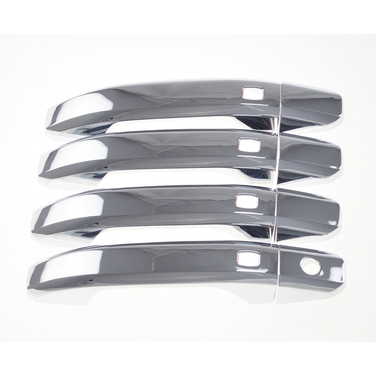 Trim Illusion - Chrome Patented Snap-on W/Tape Door Handle Cover for Chevrolet/GMC Models 8 PCS (DH233)