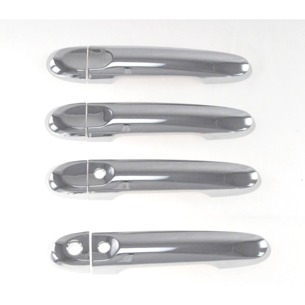 Trim Illusion - Chrome Tape-on Patented Door Handle Cover 10-14 Nissan Cube, 12-19 Nissan Versa, 14-19 Nissan Note W/ Smart Key 8 PCS