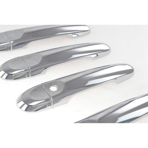 Trim Illusion - Chrome Tape-on Patented Door Handle Cover 10-14 Nissan Cube, 12-19 Nissan Versa, 14-19 Nissan Note W/ Smart Key 8 PCS