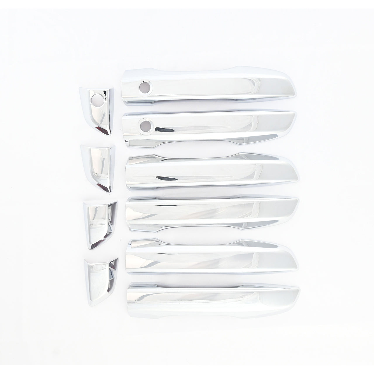 Trim Illusion - Chrome Patented Snap-on W/Tape Patented Door Handle Cover 16-21 Honda Civic W/ or W/O Smart Key 10 PCS
