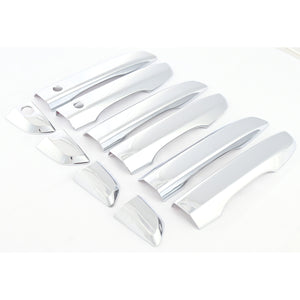 Trim Illusion - Chrome Patented Snap-on W/Tape Patented Door Handle Cover 16-21 Honda Civic W/ or W/O Smart Key 10 PCS