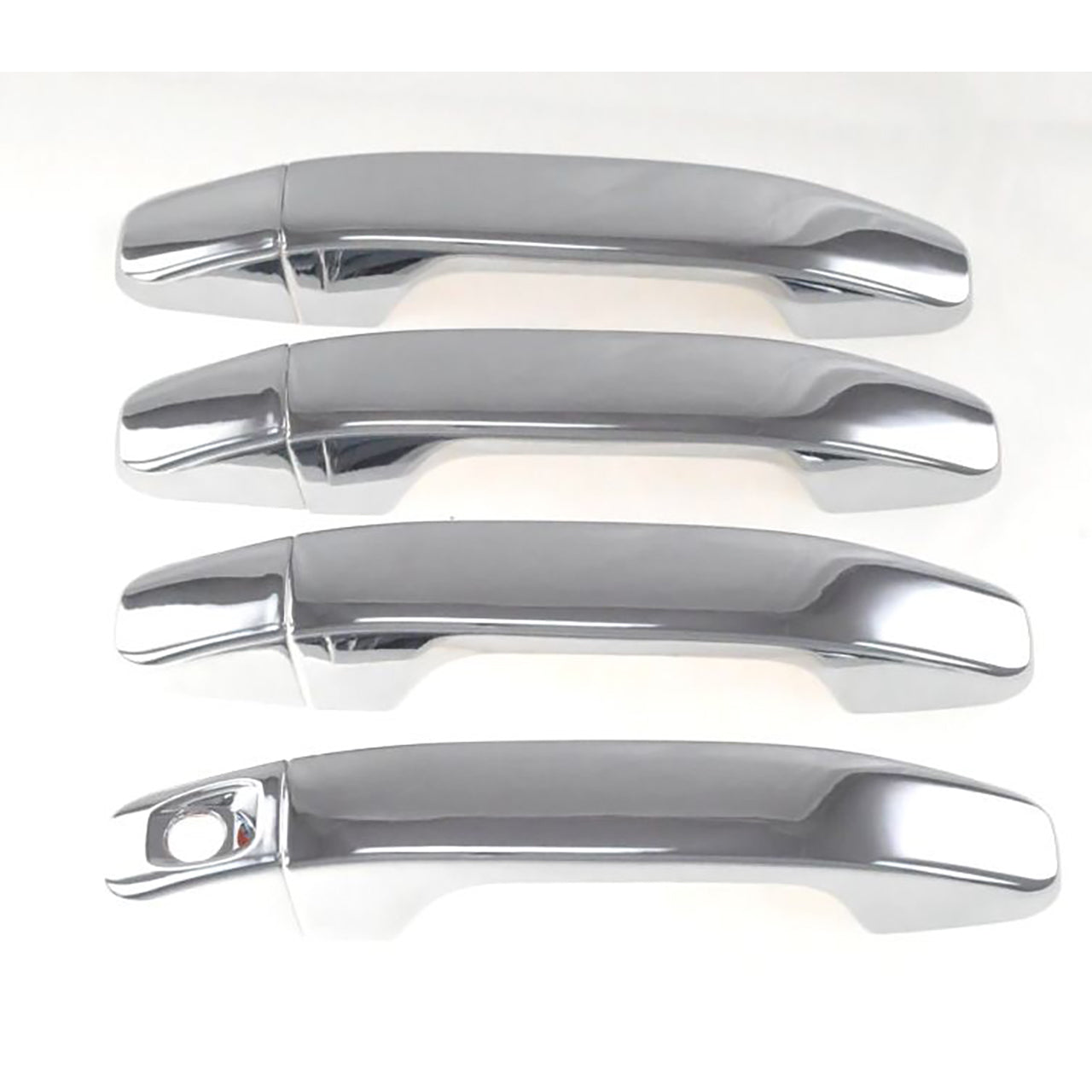 Trim Illusion - Chrome Patented Snap-on W/Tape Patented Door Handle Cover 15-22 Chevrolet Colorado, 15-22 GMC Canyon No Smart Key 8 PCS
