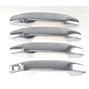 Trim Illusion - Chrome Patented Snap-on W/Tape Patented Door Handle Cover 15-22 Chevrolet Colorado, 15-22 GMC Canyon No Smart Key 8 PCS