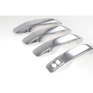 Trim Illusion - Chrome Patented Snap-on W/Tape Patented Door Handle Cover 15-22 Chevrolet Colorado, 15-22 GMC Canyon No Smart Key 8 PCS