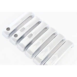 Trim Illusion - Chrome Patented Snap-on W/Tape Patented Door Handle Cover 15-20 Ford F-150, 17-22 Ford F-250 Super Duty/F-350 Super Duty W/ or W/O Smart Key 6 PCS