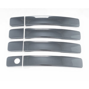 Trim Illusion - Chrome Patented Snap-on W/Tape Patented Door Handle Cover 14-19 Kia Soul No Smart Key 8 PCS