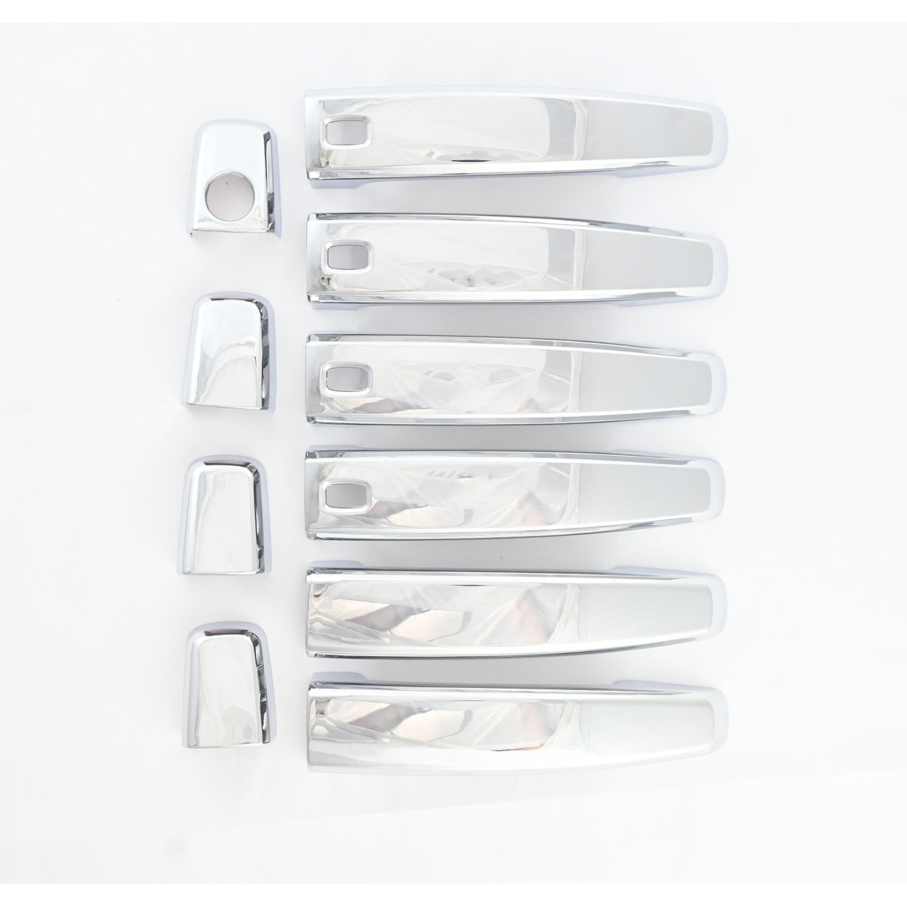 Trim Illusion - Chrome Patented Snap-on W/Tape Patented Door Handle Cover for Chevrolet/Buick Models 10 PCS (DH280)