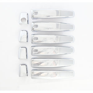 Trim Illusion - Chrome Patented Snap-on W/Tape Patented Door Handle Cover for Chevrolet/Buick Models 10 PCS (DH280)