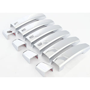 Trim Illusion - Chrome Patented Snap-on W/Tape Patented Door Handle Cover for Chevrolet/Buick Models 10 PCS (DH280)