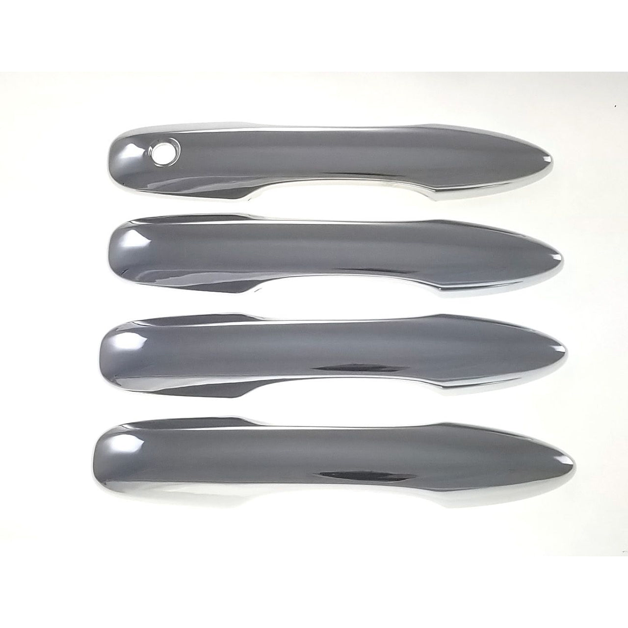 Trim Illusion - Chrome Patented Snap-on W/Tape Patented Door Handle Cover for Toyota/Subaru Models 4 PCS