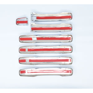 Trim Illusion - Chrome Patented Snap-on W/Tape Patented Door Handle Cover 20-23 Kia Soul/Soul EV W/ or W/O Smart Key 7 PCS