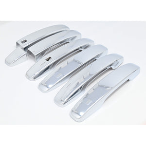 Trim Illusion - Chrome Patented Snap-on W/Tape Patented Door Handle Cover 20-23 Kia Soul/Soul EV W/ or W/O Smart Key 7 PCS