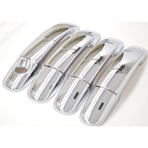 Trim Illusion - Chrome Patented Snap-on W/Tape Patented Door Handle Cover 19-24 Ford Ranger No Smart Key 8 PCS