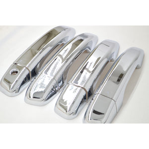 Trim Illusion - Chrome Patented Snap-on W/Tape Patented Door Handle Cover 18-24 Honda Accord, 19-22 Honda Insight No Smart Key 8 PCS
