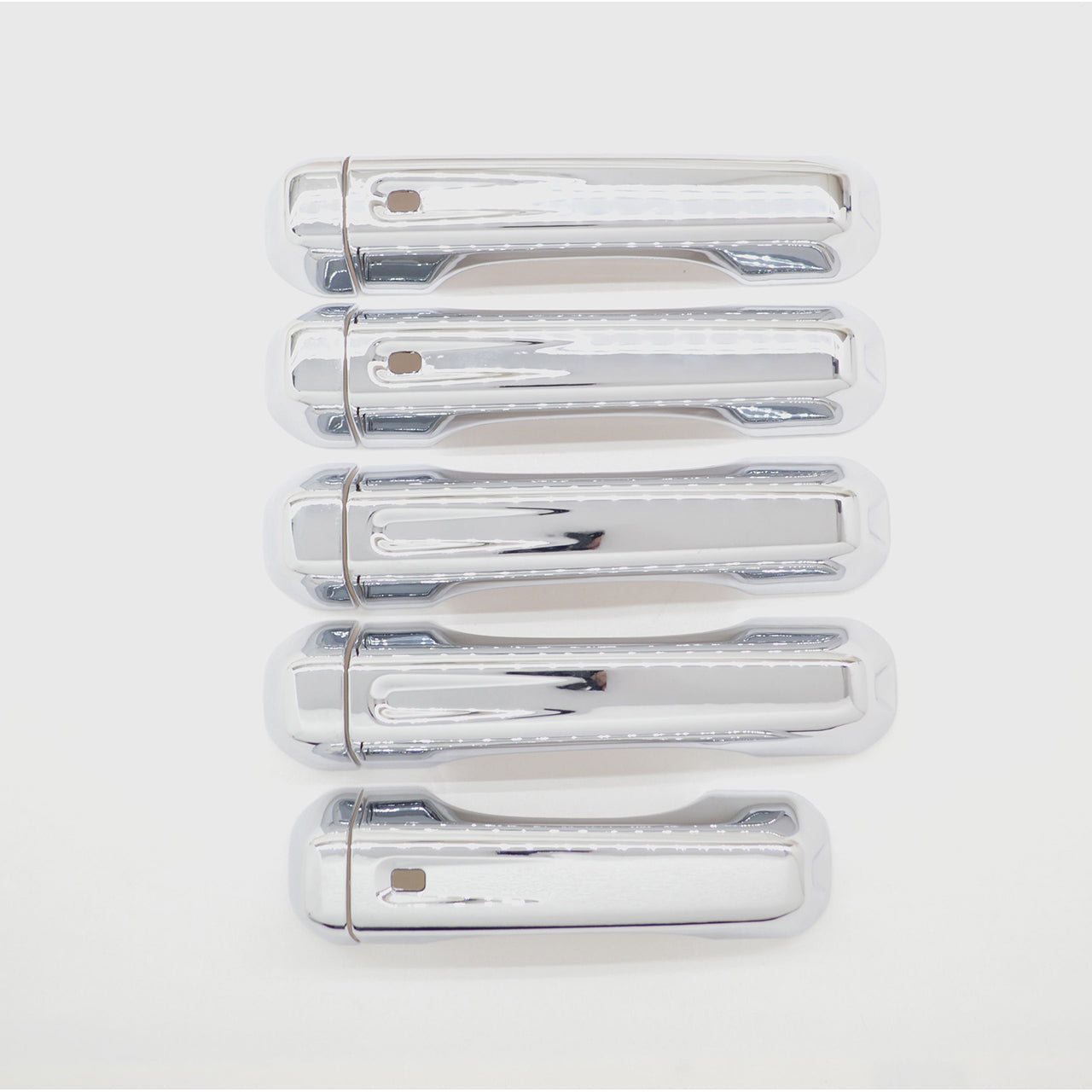 Trim Illusion - Chrome Patented Snap-on W/Tape Patented Door Handle Cover 18-23 Jeep Wrangler, 20-23 Jeep Gladiator W/ Smart Key 10 PCS