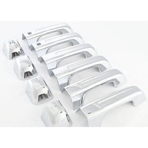 Trim Illusion - Chrome Patented Snap-on W/Tape Patented Door Handle Cover 19-23 Ram 1500 (Not for Classic) W/ or W/O Smart Key 10 PCS