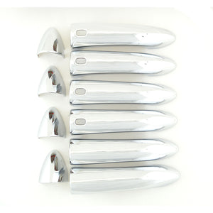Trim Illusion - Chrome Patented Snap-on W/Tape Patented Door Handle Cover for Chevrolet/Buick Models 10 PCS (DH302)