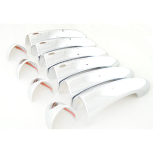 Trim Illusion - Chrome Patented Snap-on W/Tape Patented Door Handle Cover for Chevrolet/Buick Models 10 PCS (DH302)
