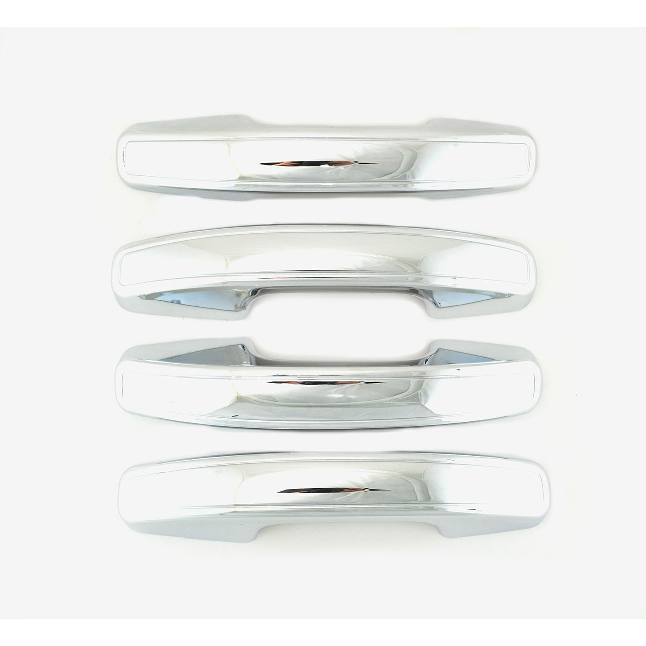 Trim Illusion - Chrome Patented Snap-on W/Tape Patented Door Handle Cover 18-24 Ford Expedition, 18-24 Lincoln Navigator Works over Keyless Sensors 4 PCS