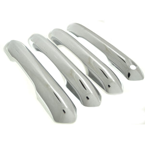 Trim Illusion - Chrome Patented Snap-on W/Tape Patented Door Handle Cover 20-24 Ford Explorer Works over Keyless Sensors 4 PCS