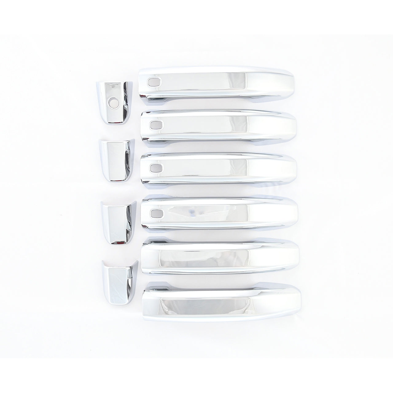 Trim Illusion - Chrome Patented Snap-on W/Tape Patented Door Handle Cover for Chevrolet/GMC Models 10 PCS (DH310)