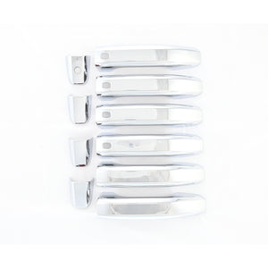 Trim Illusion - Chrome Patented Snap-on W/Tape Patented Door Handle Cover for Chevrolet/GMC Models 10 PCS (DH310)