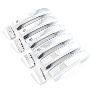 Trim Illusion - Chrome Patented Snap-on W/Tape Patented Door Handle Cover for Chevrolet/GMC Models 10 PCS (DH310)