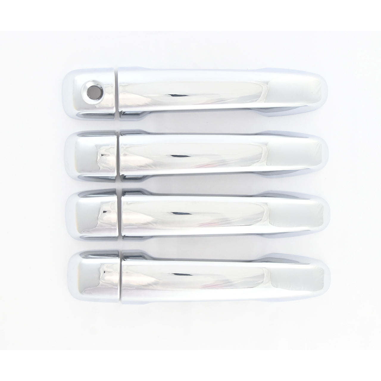 Trim Illusion - Chrome Patented Snap-on W/Tape Patented Door Handle Cover 10-23 Toyota 4Runner Does not fit Limited Works over Keyless Sensors 8 PCS