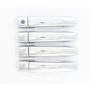 Trim Illusion - Chrome Patented Snap-on W/Tape Patented Door Handle Cover 10-23 Toyota 4Runner Does not fit Limited Works over Keyless Sensors 8 PCS