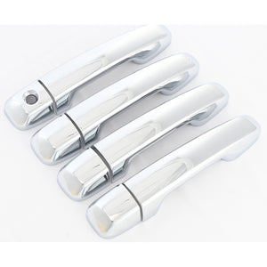 Trim Illusion - Chrome Patented Snap-on W/Tape Patented Door Handle Cover 10-23 Toyota 4Runner Does not fit Limited Works over Keyless Sensors 8 PCS