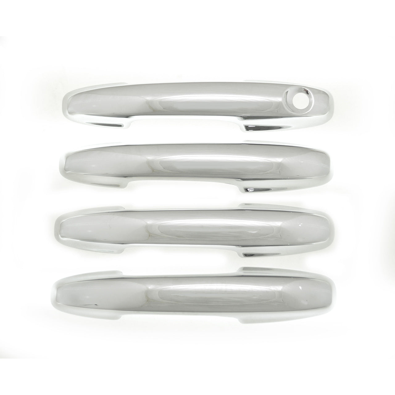 Trim Illusion - Chrome Patented Snap-on W/Tape Patented Door Handle Cover 20-24 Ford Escape Works over Keyless Sensors 4 PCS