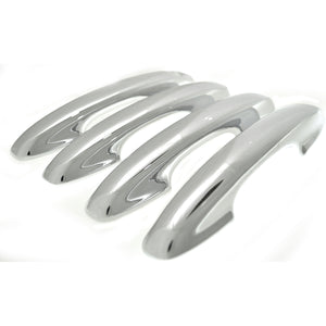 Trim Illusion - Chrome Patented Snap-on W/Tape Patented Door Handle Cover 20-24 Ford Escape Works over Keyless Sensors 4 PCS