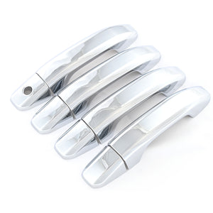 Trim Illusion - Chrome Patented Snap-on W/Tape Patented Door Handle Cover for Chevrolet/GMC Models 8 PCS (DH315)