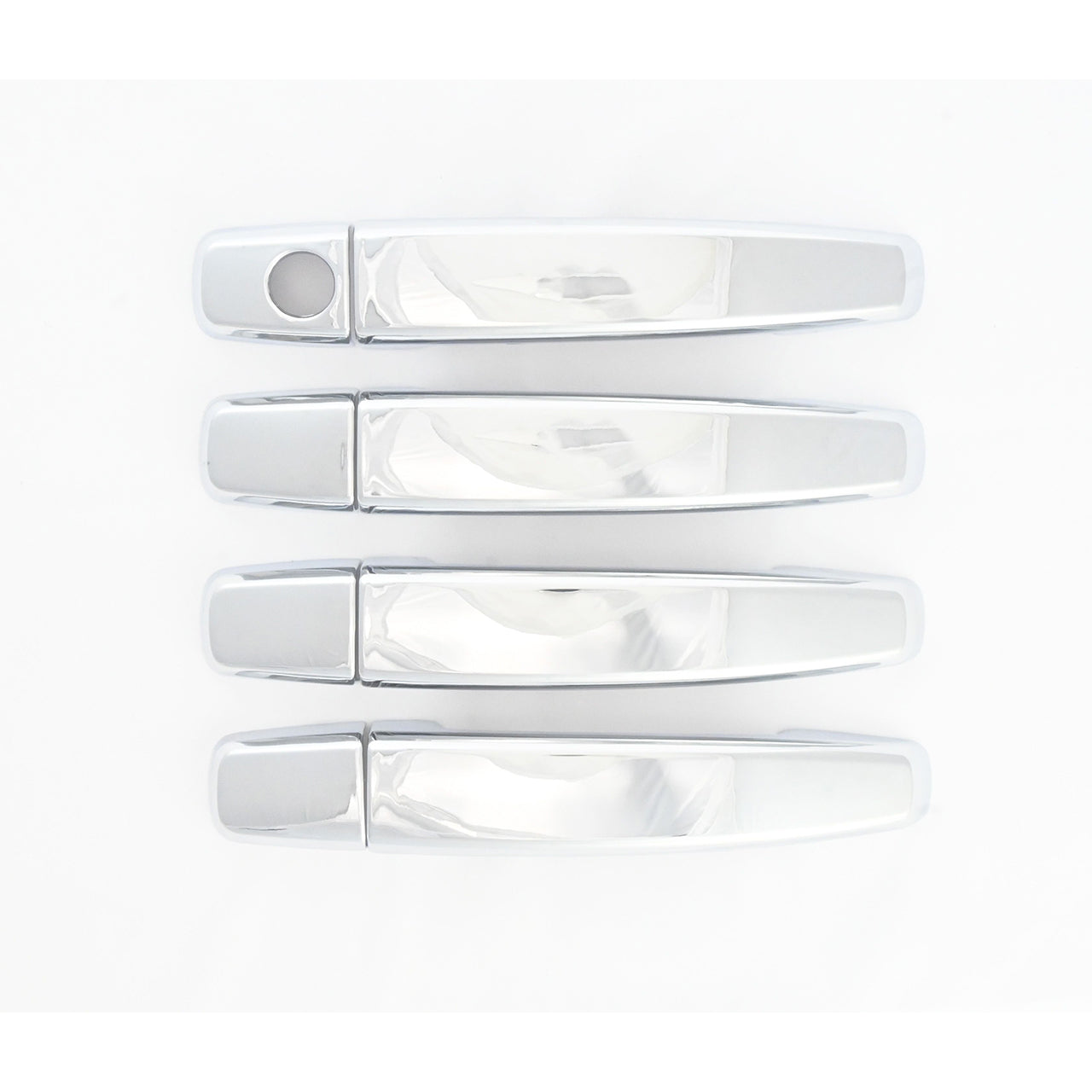 Trim Illusion - Chrome Patented Snap-on W/Tape Patented Door Handle Cover for Chevrolet/Buick Models 8 PCS (DH321)