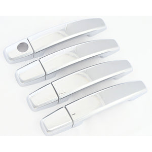Trim Illusion - Chrome Patented Snap-on W/Tape Patented Door Handle Cover for Chevrolet/Buick Models 8 PCS (DH321)