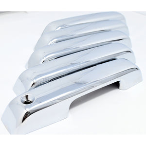 Trim Illusion - Chrome Patented Snap-on W/Tape Patented Door Handle Cover 21-24 Ford Bronco No Smart Key 5 PCS