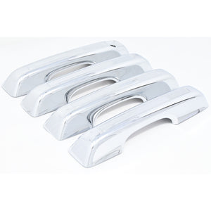 Trim Illusion - Chrome Patented Snap-on W/Tape Patented Door Handle Cover 21-24 Ford Bronco Sport, 22-24 Ford Maverick No Smart Key 4 PCS