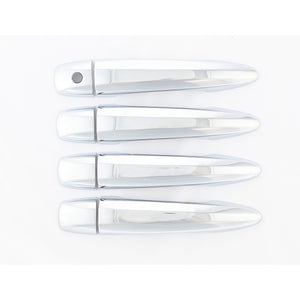 Trim Illusion - Chrome Patented Snap-on W/Tape Patented Door Handle Cover 20-23 Nissan Sentra, 21-23 Nissan Rogue, 22-23 Nissan Pathfinder No Smart Key 8 PCS