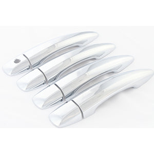 Trim Illusion - Chrome Patented Snap-on W/Tape Patented Door Handle Cover 20-23 Nissan Sentra, 21-23 Nissan Rogue, 22-23 Nissan Pathfinder No Smart Key 8 PCS