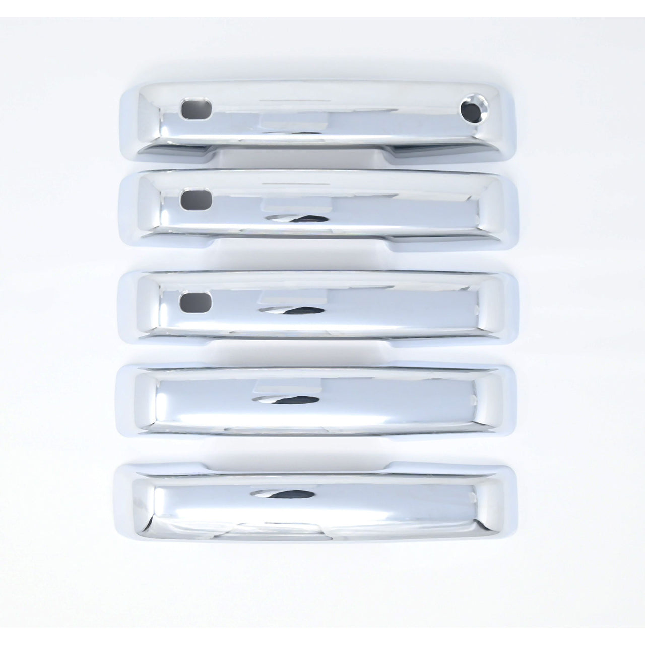 Trim Illusion -  Chrome Patented Snap-on W/Tape Patented Door Handle Cover 21-24 Ford Bronco W/ Smart Key 5 PCS