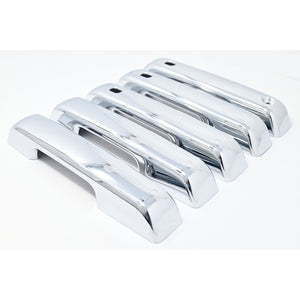 Trim Illusion -  Chrome Patented Snap-on W/Tape Patented Door Handle Cover 21-24 Ford Bronco W/ Smart Key 5 PCS