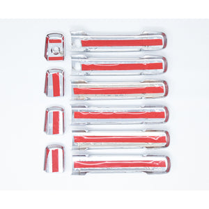 Trim Illusion - Chrome Patented Snap-on W/Tape Patented Door Handle Cover 04-08 Nissan Maxima, 04-12 Nissan Sentra, 05-23 Nissan Frontier, 07-12 Nissan Altima W/ or W/O Smart Key 10 PCS