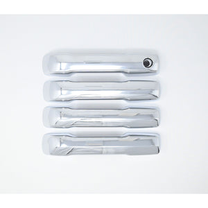Trim Illusion - Chrome Patented Snap-on W/Tape Patented Door Handle Cover 22-24 Toyota Tundra, 23-24 Toyota Sequoia 4 PCS